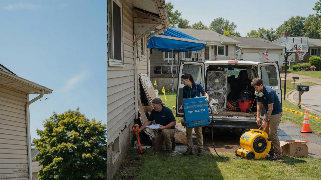 Ceiling Leak Cleanup in Zarephath, NJ near me